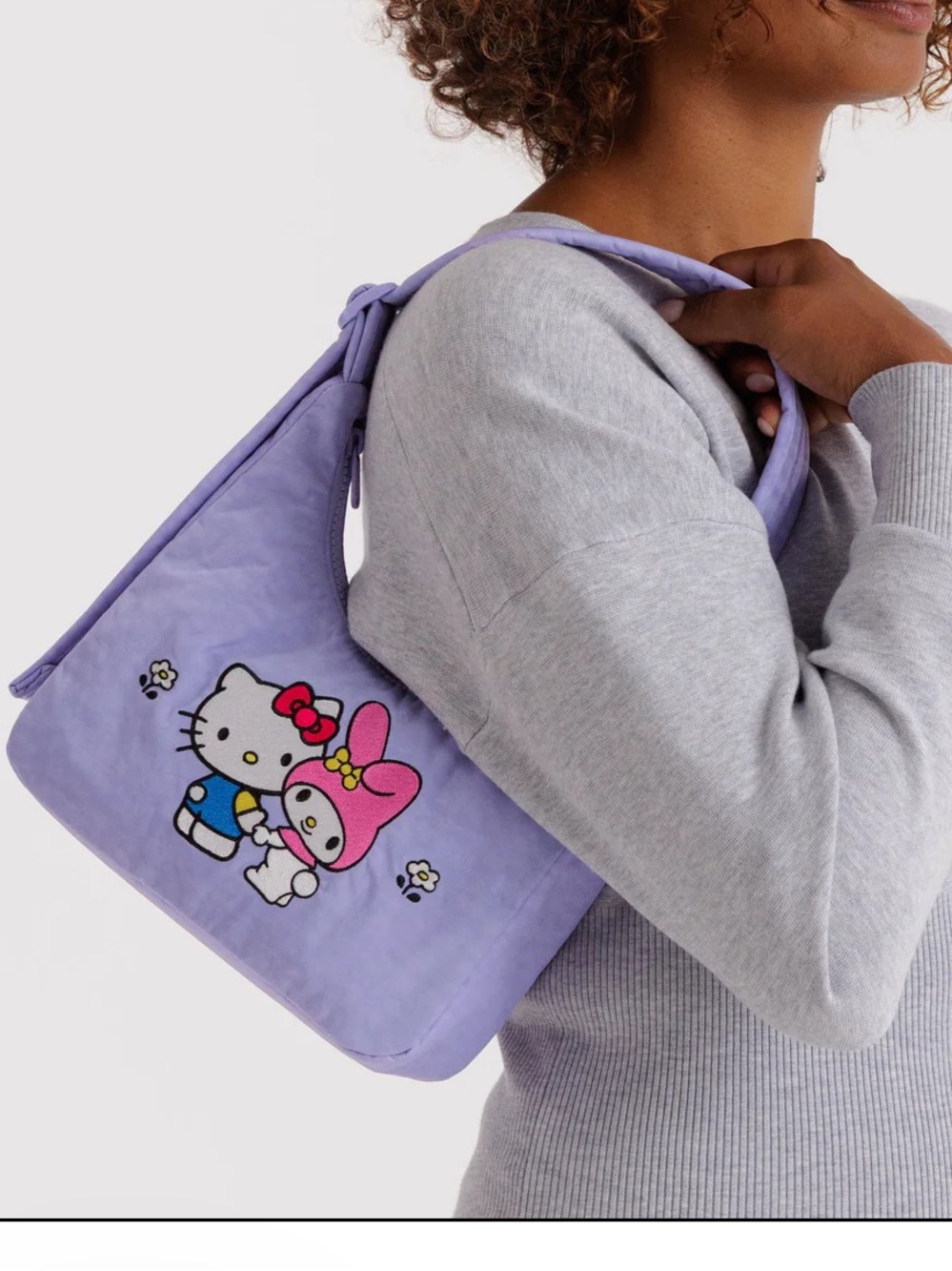 Hello Kitty & My Melody x Baggu Mini Nylon Shoulder Bag